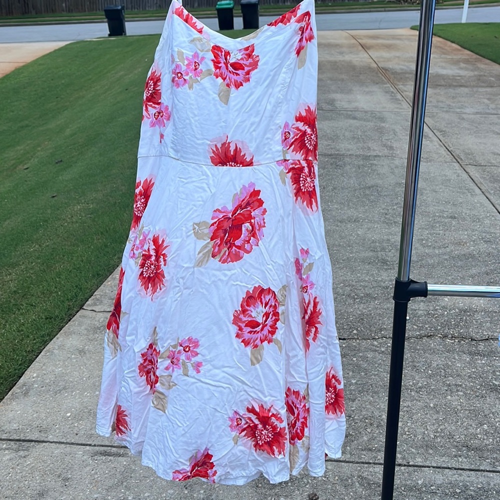 Large, floral, Old Navy dress